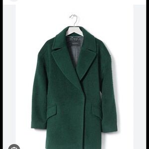 Banana Republic Forest Green Women's Pea Coat
